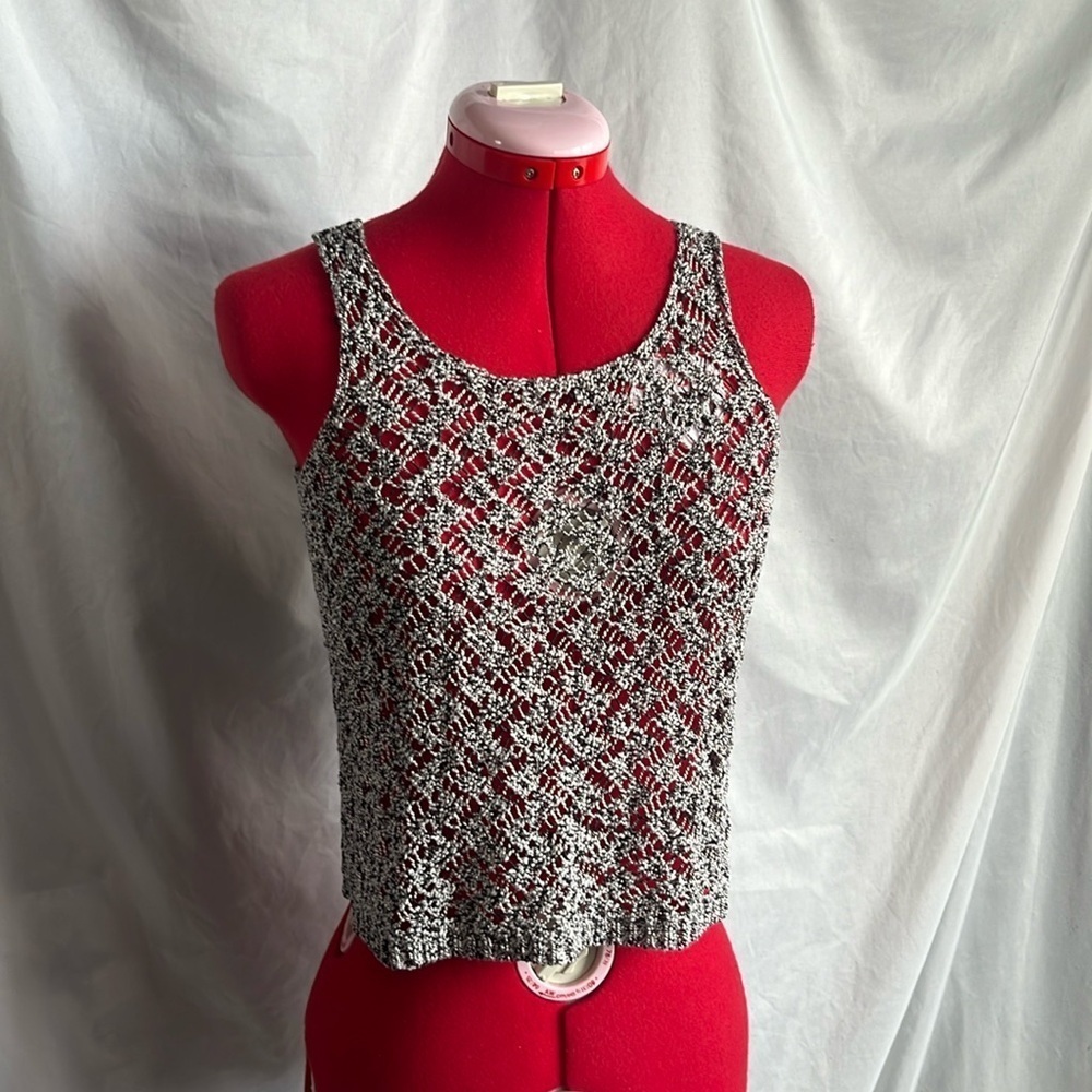 Garage Crocheted Sleeveless Tank Top XS70